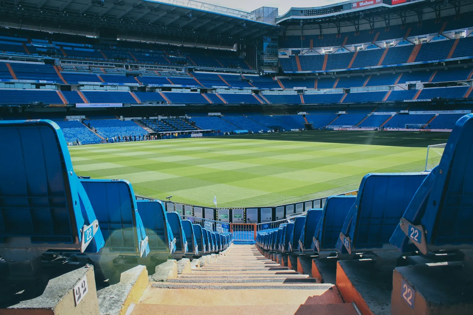 Football stadium during daytime